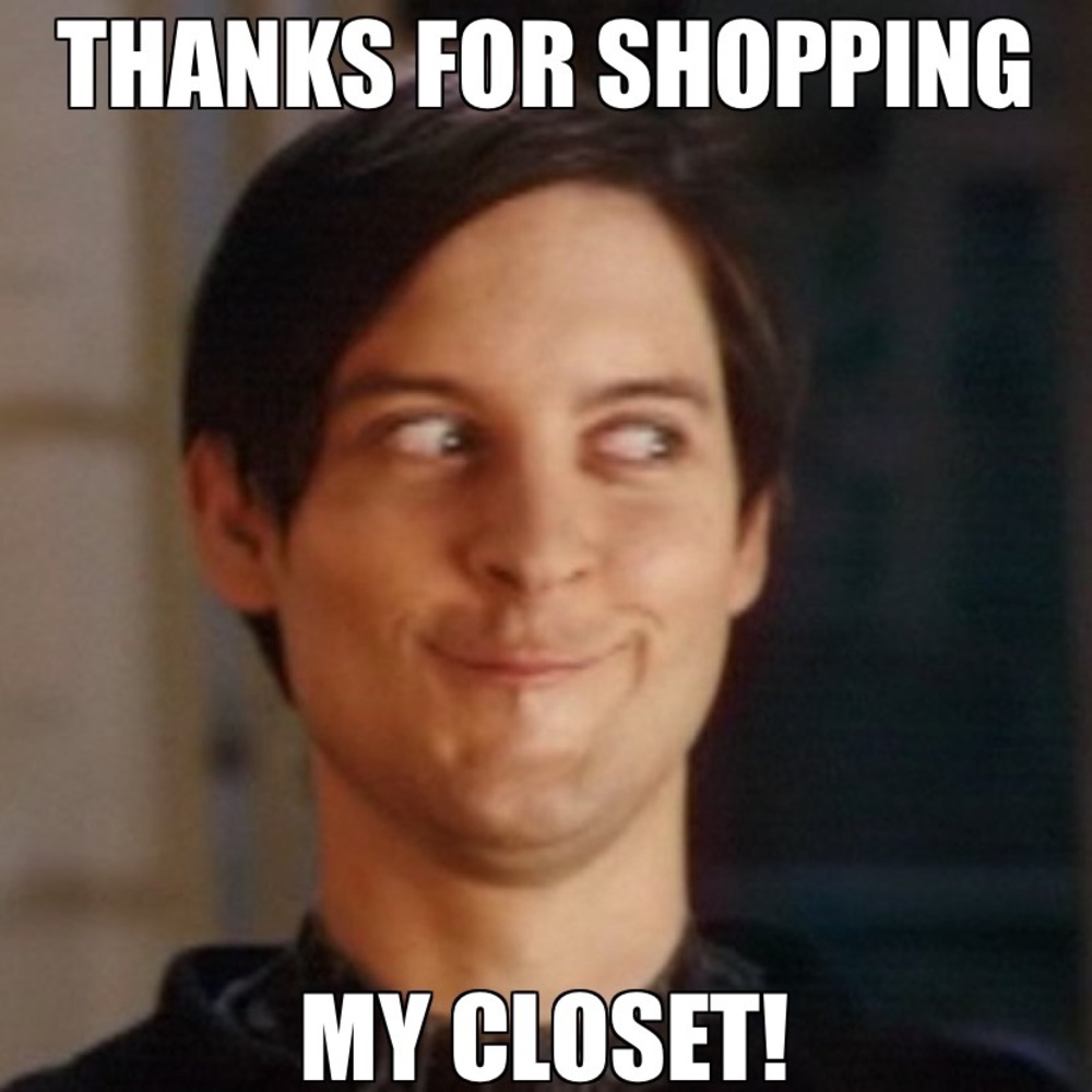 Thanks for shopping my closet!